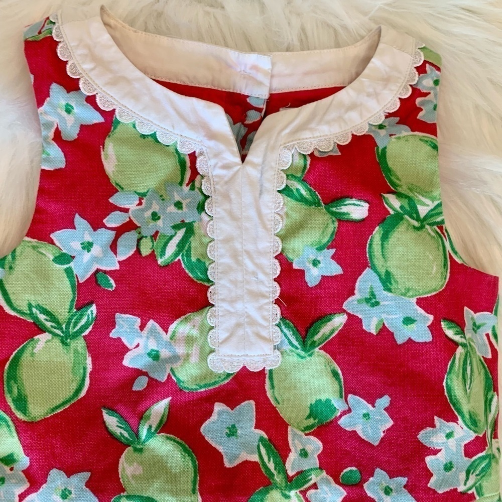 JANIE & JACK South Beach Beauty-  Lime Citrus Dress - size 6 - Picture 3 of 7
